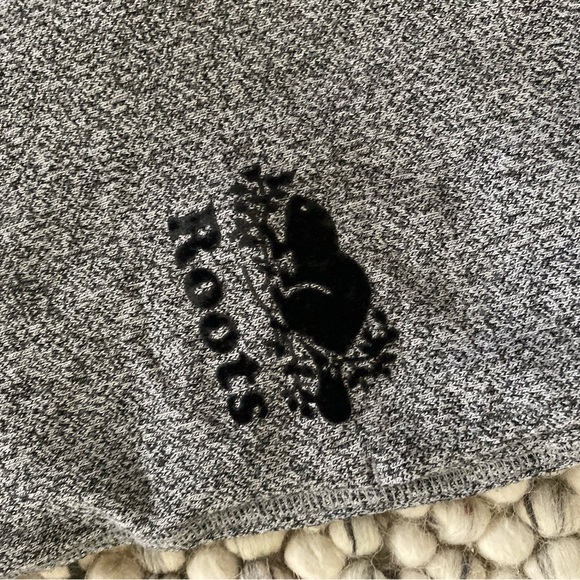 Roots Kids Original Organic Track Pants Salt and Pepper Grey - Picture 2 of 5